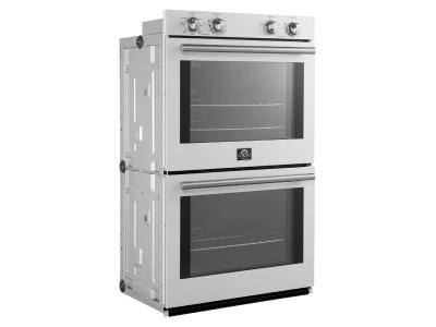 30" Forno Vomero 10 Cu. Ft Double Wall Oven in White - FBOEL1324-30WHT