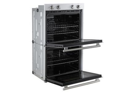 30" Forno Vomero 10 Cu. Ft Double Wall Oven in White - FBOEL1324-30WHT