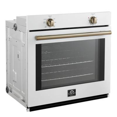 30" Forno Vomero  5 Cu.Ft. Wall Oven in White - FBOEL1370-30WHT