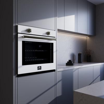 30" Forno Vomero 5 Cu.Ft. Wall Oven in Black - FBOEL1370-30BLK