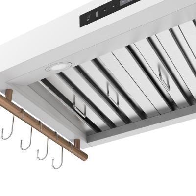 36" Forno Venezia Wall-Mounted Range Hood in White with Touch Controls and Baffle Filters - FRHWM5503-36WHT