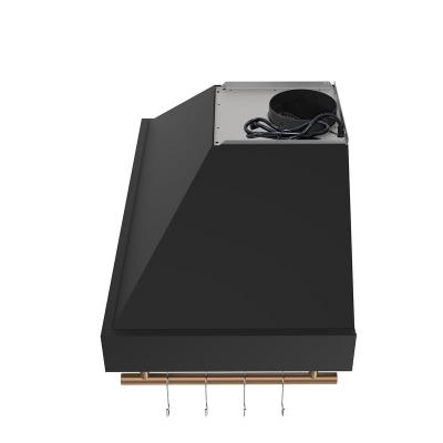 36" Forno Venezia Wall-Mounted Range Hood in Black with Touch Controls and Baffle Filters - FRHWM5503-36BLK