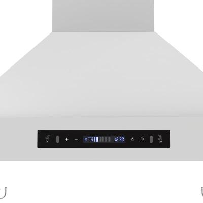30" Forno Venezia Wall-Mounted Range Hood in White with Touch Controls and Baffle Filters - FRHWM5503-30WHT