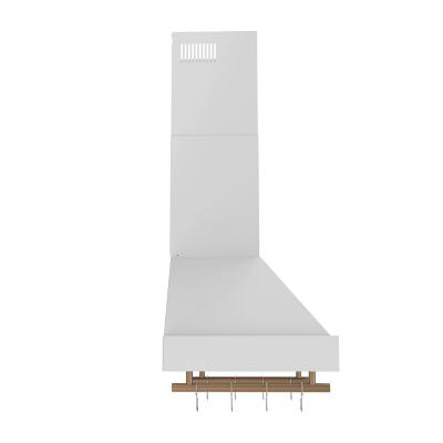 30" Forno Venezia Wall-Mounted Range Hood in White with Touch Controls and Baffle Filters - FRHWM5503-30WHT