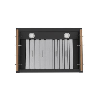 30" Forno Venezia Wall-Mounted Range Hood in Black with Touch Controls and Baffle Filters - FRHWM5503-30BLK