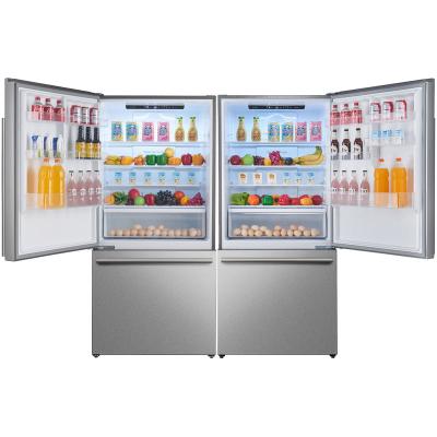 62" Forno Milano 34.4 Cu. Ft. 2-Piece Freestanding Dual Bottom Freezer Refrigerator - FFFFD1787-60S