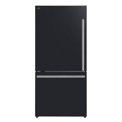 62" Forno Milano 34.4 Cu. Ft. 2-Piece Freestanding Dual Bottom Freezer Refrigerator - FFFFD1787-60BLK