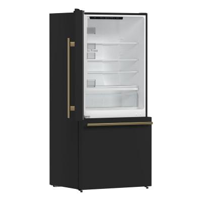 62" Forno Milano 34.4 Cu. Ft. 2-Piece Freestanding Dual Bottom Freezer Refrigerator - FFFFD1787-60BLK