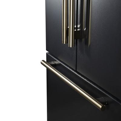 36" Forno Rivello 27.4 Cu. Ft. French Door Refrigerator in Black - FFFFD1783-36BLK