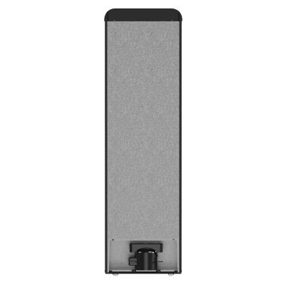 22" Forno Storico 9 Cu. Ft. Retro Bottom Freezer Fridge in Black - FFFFD1745-22BLK