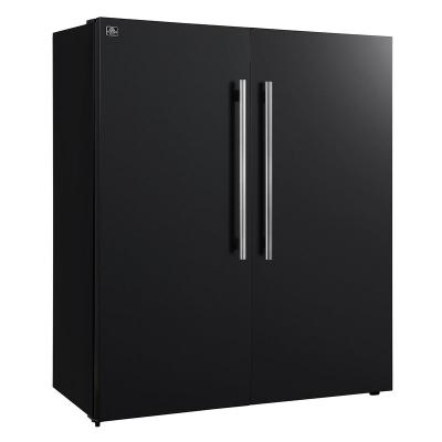 60" Forno Maderno 27.2 Cu. Ft. Convertible Refrigerator/Freezer in Black - FFFFD1722-60MG-BLK
