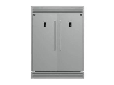 60" Forno Fortezza 28 Cu. Ft. Convertible Refrigerator/Freezer - FFFFD1738-60SG