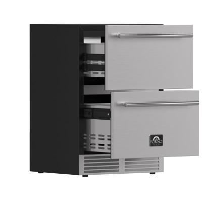 24" Forno Cosenza 4.69 Cu. Ft. Built-In Indoor/Outdoor Drawer Freezer - FDRBI1838-24S