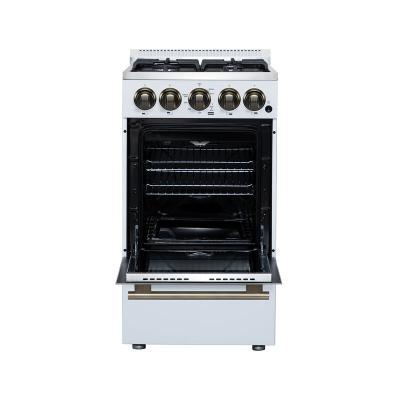 20" Forno Lamazze Freestanding Gas Range in White - FFSGS6265-20WHT