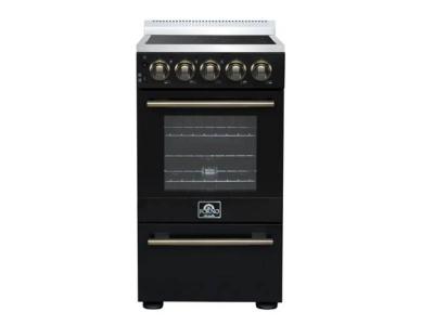 20" Forno Pallerano Freestanding Electric Range in Black - FFSEL6051-20BLK