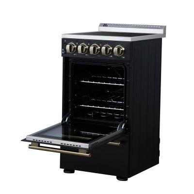 20" Forno Pallerano Freestanding Electric Range in Black - FFSEL6051-20BLK