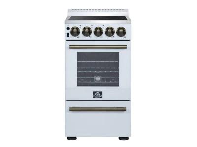20" Forno Pallerano Freestanding Electric Range in White - FFSEL6051-20WHT
