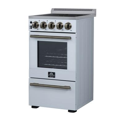 20" Forno Pallerano Freestanding Electric Range in White - FFSEL6051-20WHT