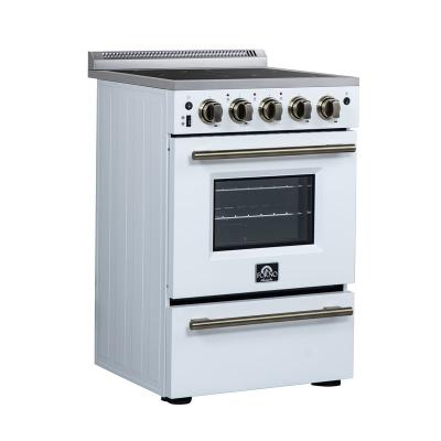 24" Forno Loiano Freestanding Electric Range in White - FFSEL6099-24WHT