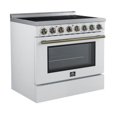 36" Forno Paolo Freestanding Electric Range in White - FFSEL6011-36WHT
