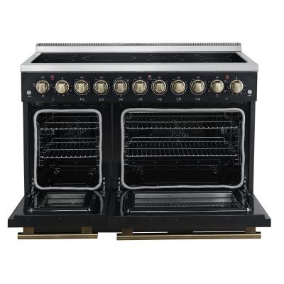 48" Forno Paolo Freestanding Electric Range in Black - FFSEL6011-48BLK