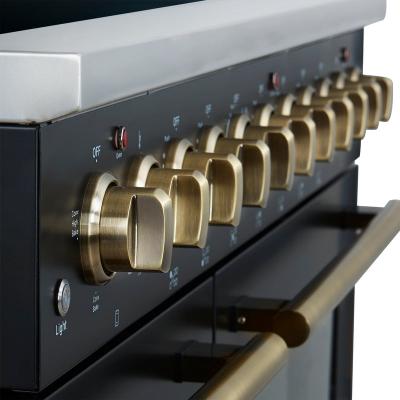 48" Forno Paolo Freestanding Electric Range in Black - FFSEL6011-48BLK