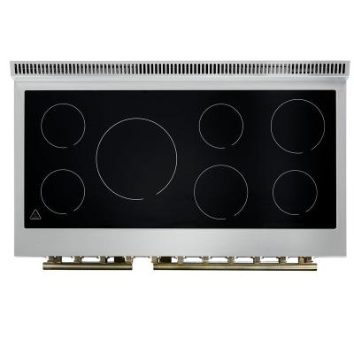 48" Forno Paolo Freestanding Electric Range in Black - FFSEL6011-48BLK