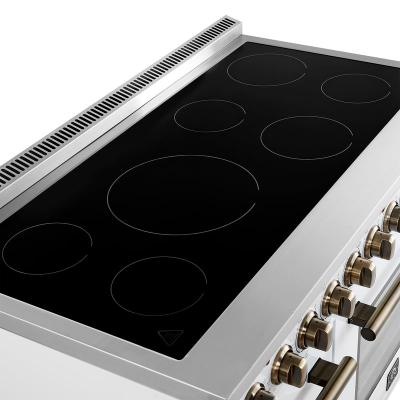 48" Forno Paolo Freestanding Electric Range in White - FFSEL6011-48WHT