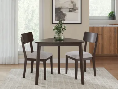 Mallenette 3PC Triangle Dining Set - PCD607D1