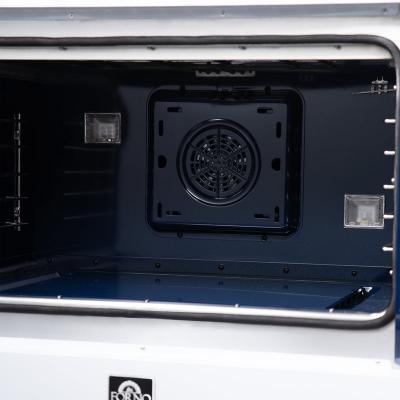 36" Forno Capriasca Freestanding French Door Dual Fuel Range - FFSGS6387-36WHT