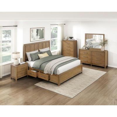 Haven Queen Platform Bed with Storage Side Rails - 2336K-CK
