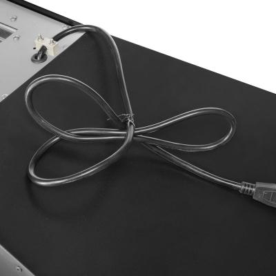 60" Forno Aria Wall-Mounted Range Hood in Black - FRHWM5095-60BLK