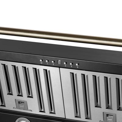 60" Forno Aria Wall-Mounted Range Hood in Black - FRHWM5095-60BLK