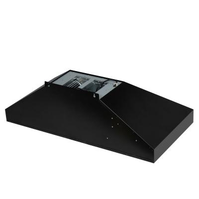 48" Forno Aria Wall-Mounted Range Hood in Black - FRHWM5095-48BLK
