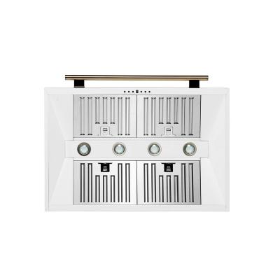 36" Forno Aria Wall-Mounted Range Hood in White - FRHWM5095-36WHT