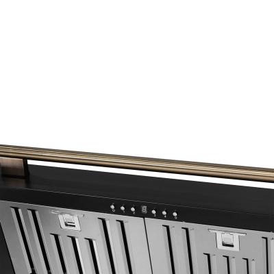 36" Forno Aria Wall-Mounted Range Hood in Black - FRHWM5095-36BLK