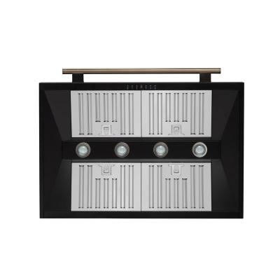 36" Forno Aria Wall-Mounted Range Hood in Black - FRHWM5095-36BLK