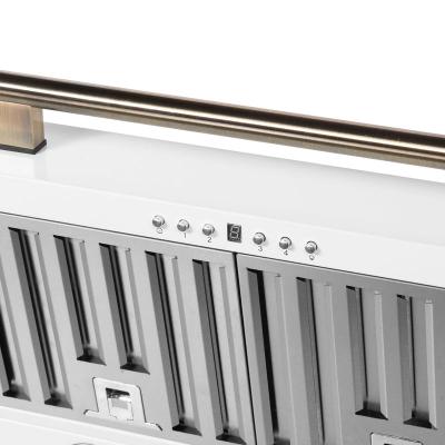 30" Forno Aria Wall-Mounted Range Hood in White - FRHWM5095-30WHT