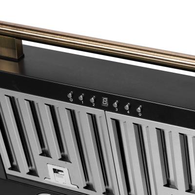 30" Forno Aria Wall-Mounted Range Hood in Black - FRHWM5095-30BLK