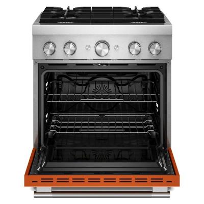30" Kitchenaid 4 Burner Commercial-Style Dual Fuel Range - KFDS930SSC