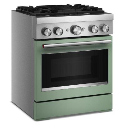 30" Kitchenaid 4 Burner Commercial-Style Dual Fuel Range - KFDS930SDC
