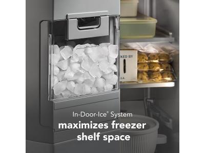 36" KitchenAid 20.8 Cu. Ft. Counter-Depth Side-by-Side Refrigerator - KRSC536RJP