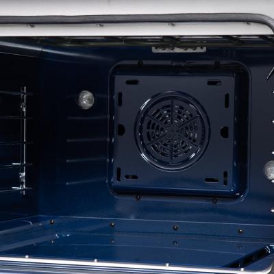 30" Forno Massimo Freestanding Dual Fuel Range in White with Antique Brass Accessories 4 Burners 4.32 Cu. Ft. Convection Oven - FFSGS6125-30WHT