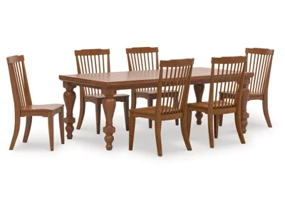 Greddinton Dining Table and 6 Chairs - PCD824D24