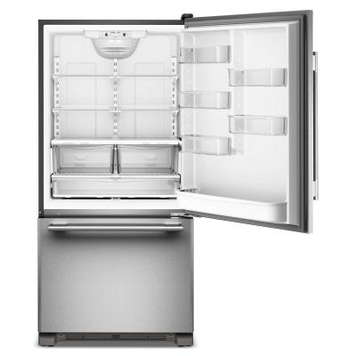 33" Kitchenaid 22 Cu. Ft. Standard-Depth Bottom Mount Refrigerator with Right Door Swing - KRBR133SPS