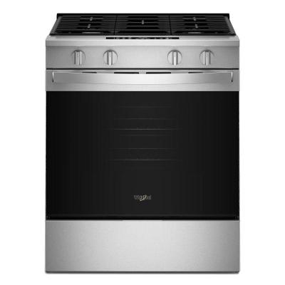 30" Whirlpool Gas Smart Range with Air Cooking Technology and Steam Clean - WSGS4530TZ