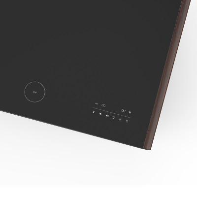 Forno Evoluto Tavolo 51" Smart Coffee Table with Wood-Accent Sides - Dual Cooling Zones Wireless Charging Pad and Built-In Bluetooth Speakers - FCTFR7006-51WD