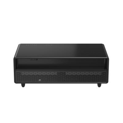 Forno Evoluto Tavolo 51" Black Smart Coffee Table with Dual Refrigerator Drawers Bluetooth 5.0 Audio Wireless Charging and RGB Ambient Light - FCTFR7006-51BLK