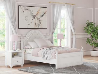 Signature Design by Ashley Kozlani Full Upholstered Panel Bed, Dresser and Mirror - PCB1819B15