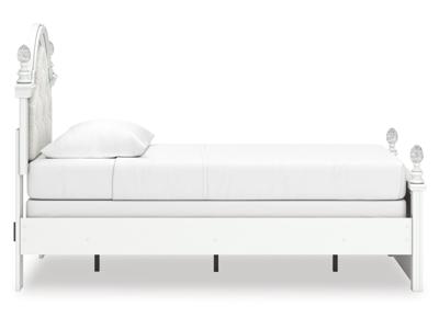 Signature Design by Ashley Kozlani Twin Upholstered Panel Bed, Dresser and Mirror - PCB1819B14